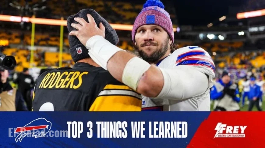 Key Takeaways from Bills vs. Steelers: Top 3 Insights