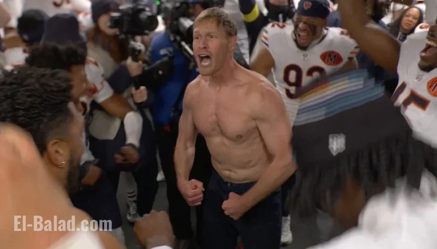 Bears Coach Johnson Explains Going Shirtless to Inspire City Engagement