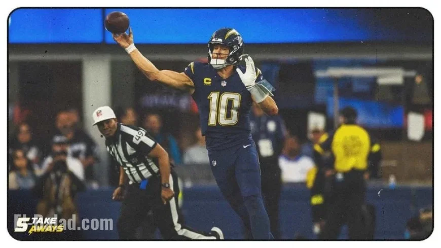 Jim Harbaugh Shares Justin Herbert Injury Update