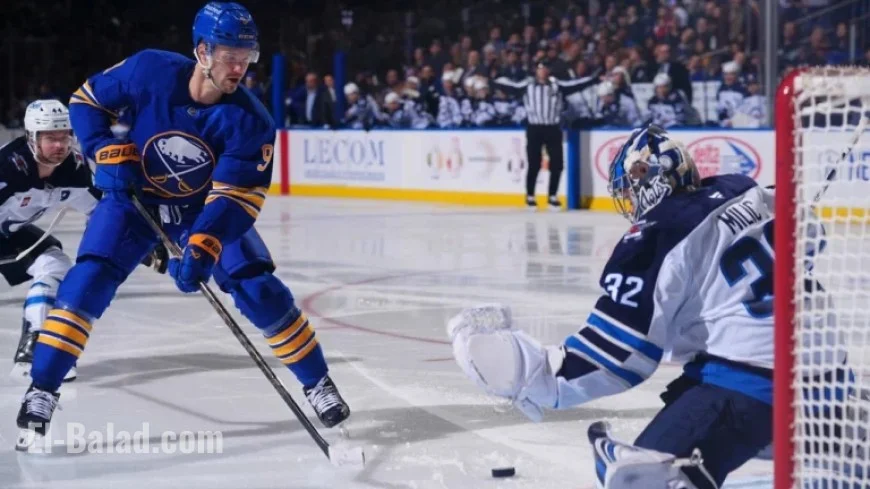 Norris Scores Twice as Sabres Dominate Jets