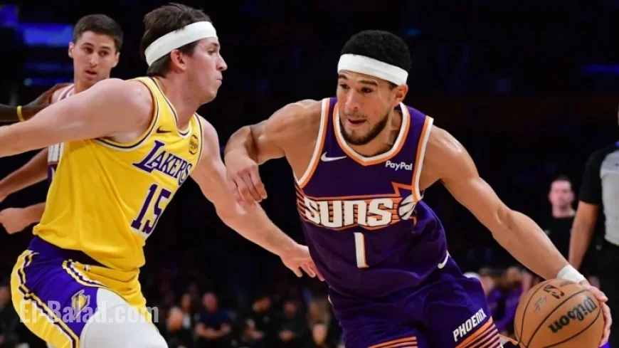 Devin Booker Leaves Suns-Lakers Game