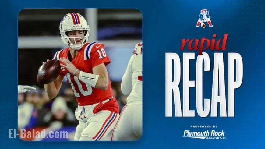 Patriots Dominate Giants 33-15 for 10th Straight Monday Night Win