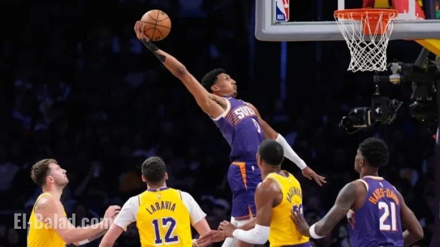 Suns Halt Lakers’ Streak with Win Despite Booker’s Early Exit