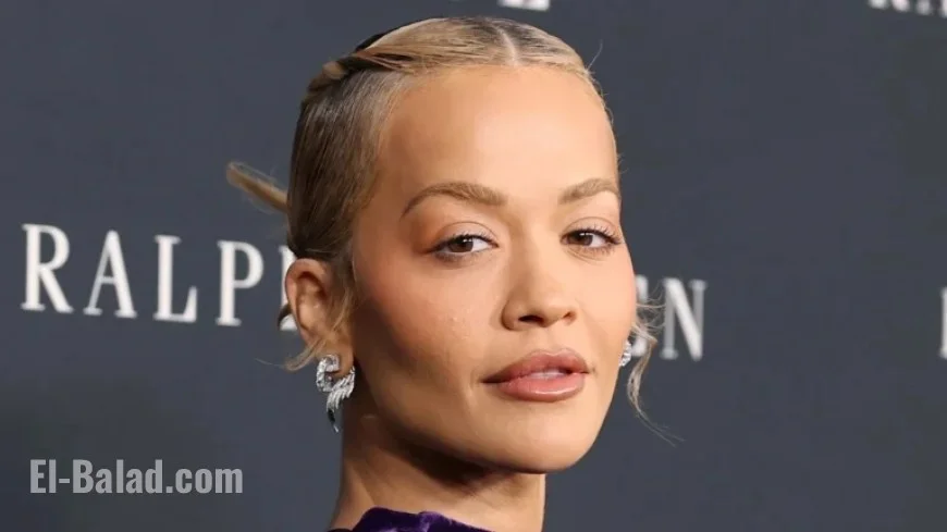 Rita Ora Stuns in Plunging Dress at Lavish Red Carpet Event