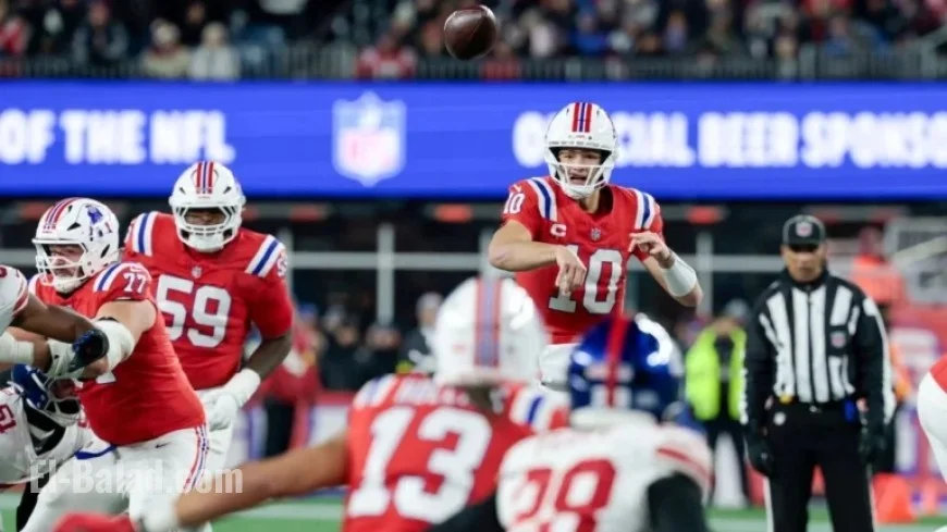 Patriots, Led by QB Drake Maye, Defeat Giants, Achieve NFL-Best 11-2