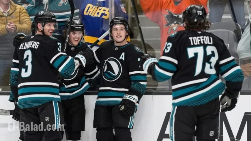 Smith Shines with Two Goals as Sharks Defeat Mammoth