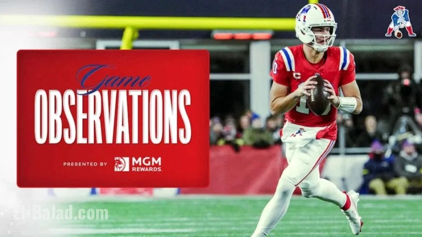 8 Key Highlights from Patriots’ Monday Night Victory Over Giants in Week 13