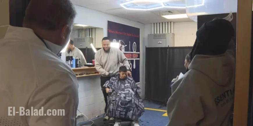 Winburn Middle School Launches In-School Barbershop for Student Mentorship