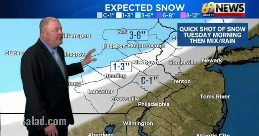 Matt Broderick Delivers 6 a.m. Weather Forecast