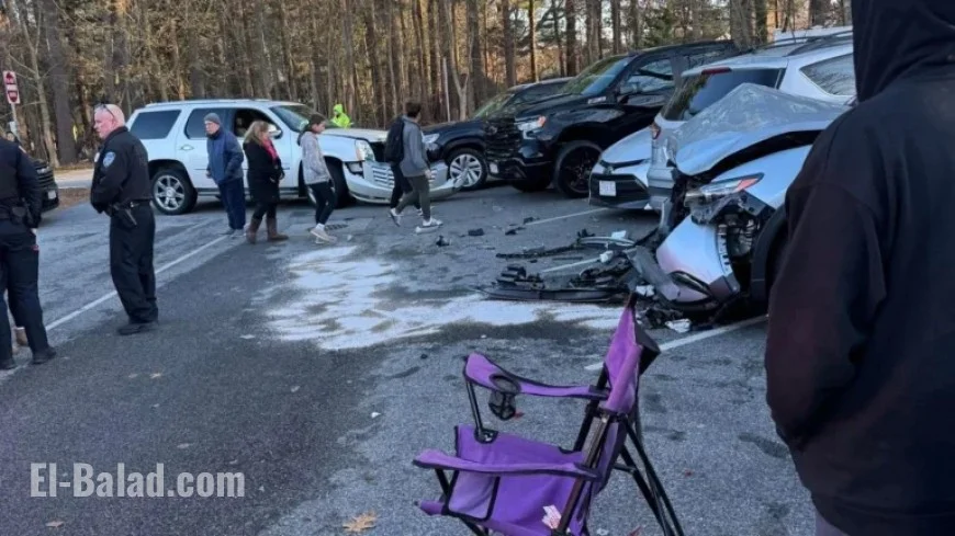 SUV Collides with Multiple Vehicles at Seekonk Elementary School