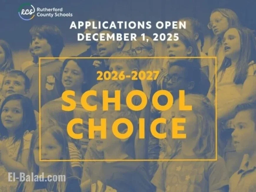 Rutherford County Opens School Choice Applications for 2026–2027