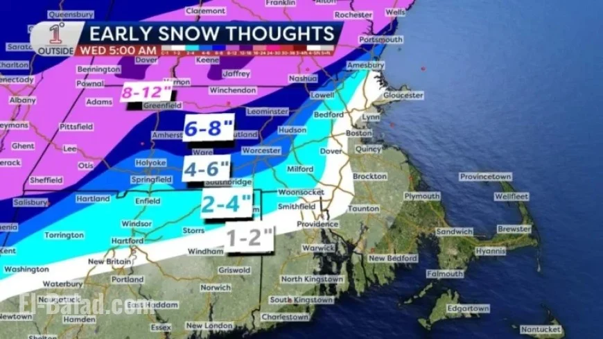 Mixed Weather Hits Massachusetts as Tuesday Storm Approaches Boston