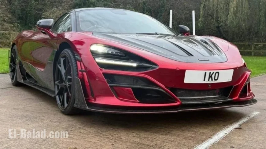 Chris Eubank Jr’s Unique McLaren Listed for Sale at £525k with Custom Plate