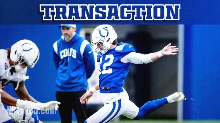 Colts Release Kicker Michael Badgley