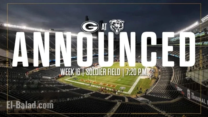 Packers Face Chicago in Dec. 20 Primetime Matchup