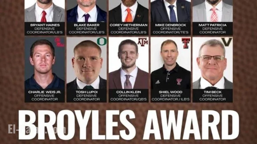Broyles Award Reveals 15 Semifinalists