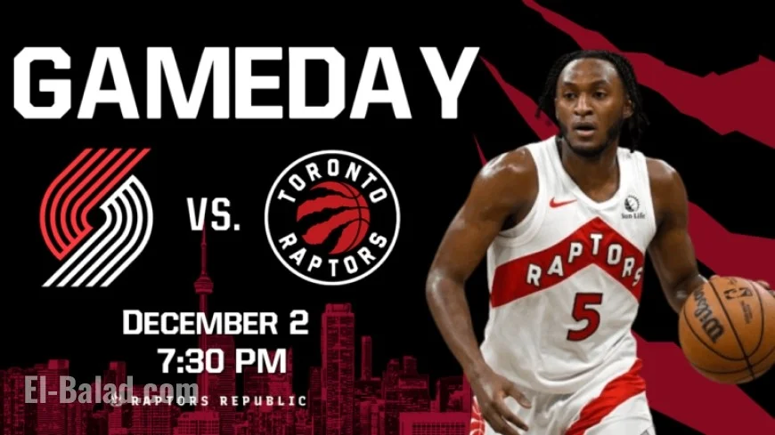 Trail Blazers Face Raptors on December 2