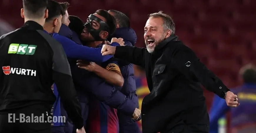 Hansi Flick Celebrates Barcelona’s Impressive Victory Against Atletico Madrid