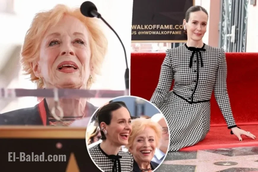 Holland Taylor Celebrates Sarah Paulson at Hollywood Walk of Fame Ceremony
