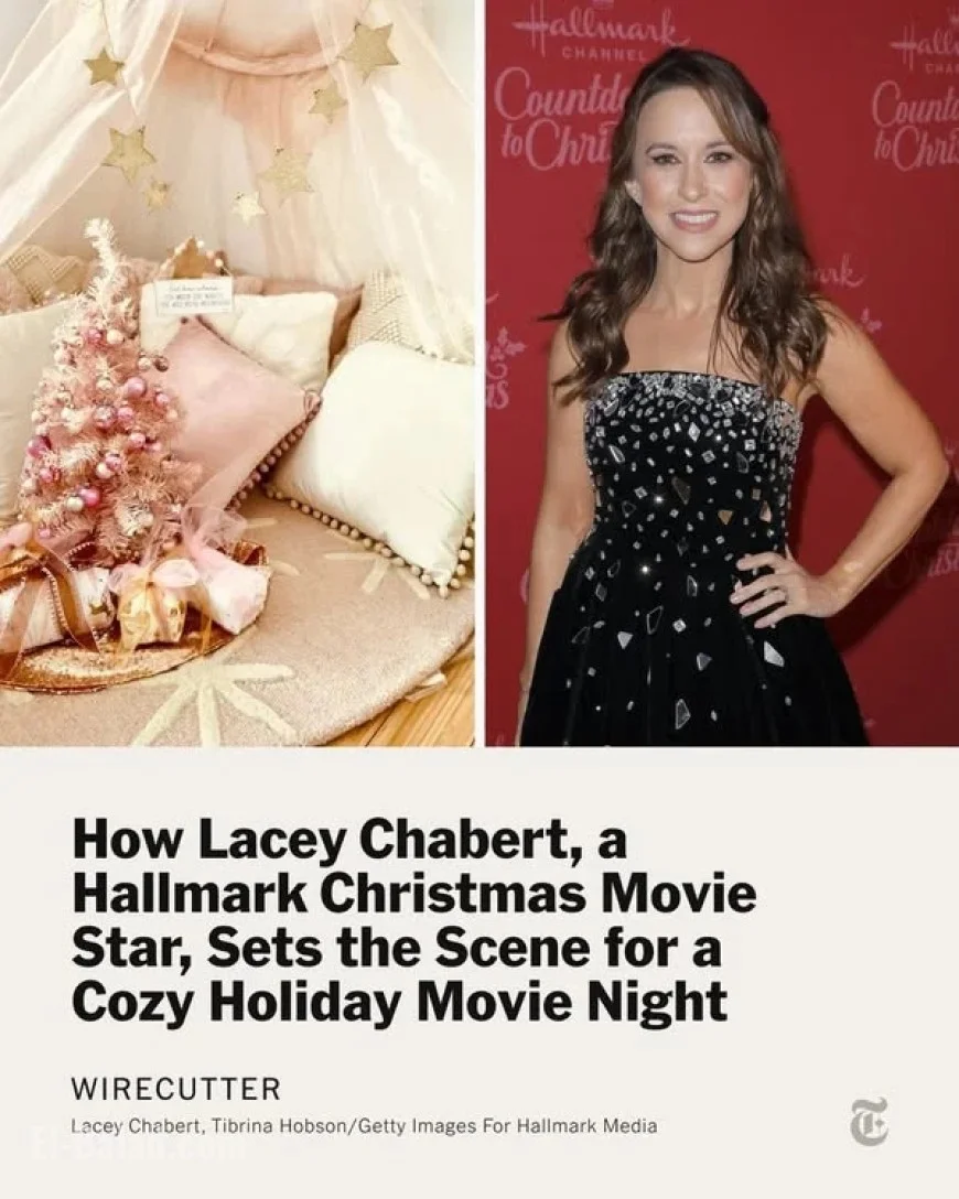 Lacey Chabert Shares Tips for Hosting a Cozy Holiday Movie Night