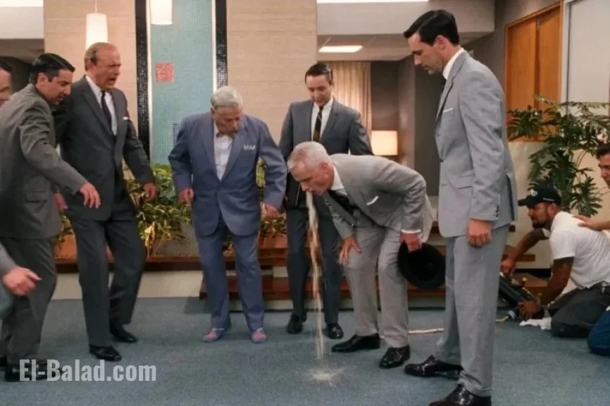 Tech Crew Spotted in Roger Sterling’s Vomit Scene