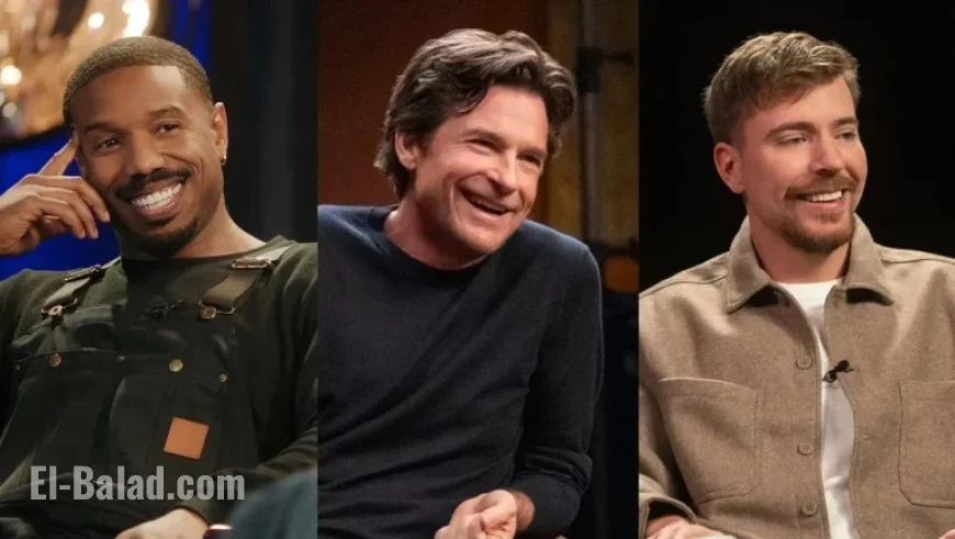 David Letterman Interviews Michael B. Jordan, MrBeast, Jason Bateman on Netflix