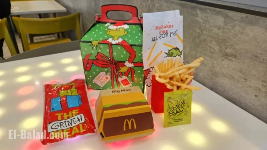 McDonald’s “Grinch Meal” launches for the holidays with dill-pickle fries and collectible socks