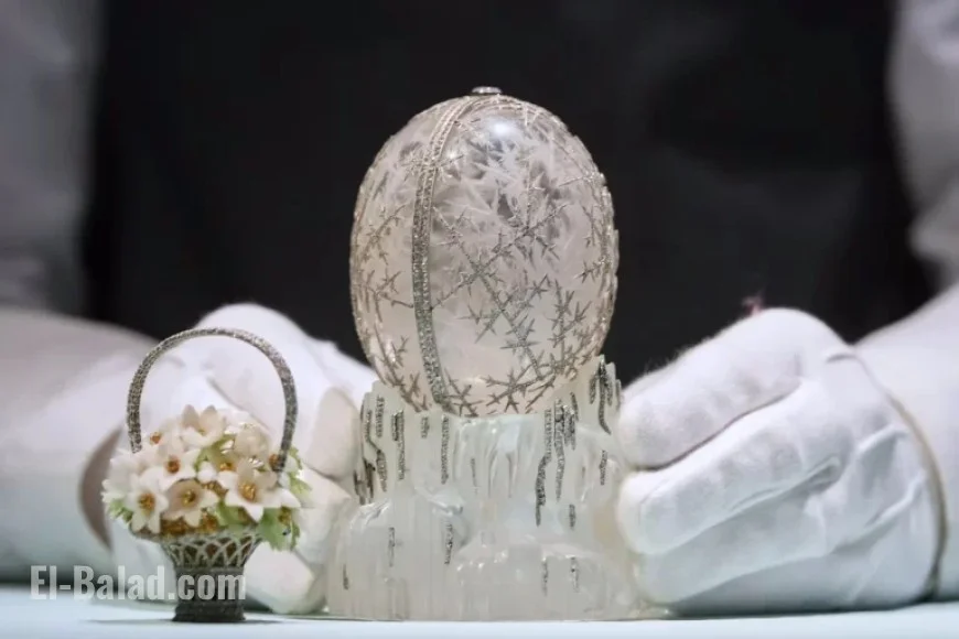 Crystal Fabergé Egg for Russian Royalty Sets Auction Record