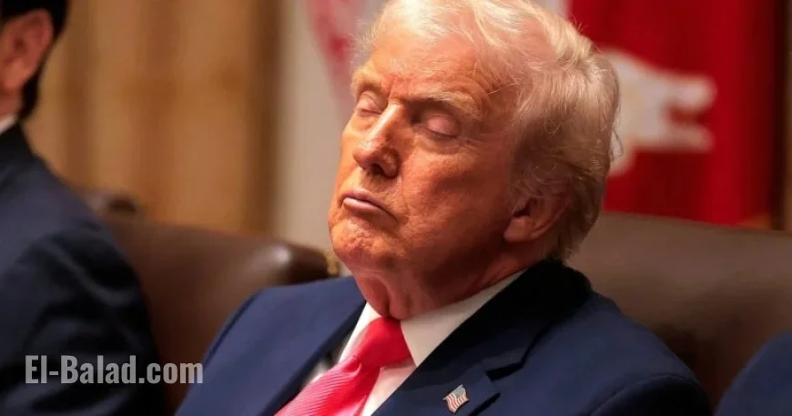 Donald Trump, 79, Spotted Nodding Off During Cabinet Meeting