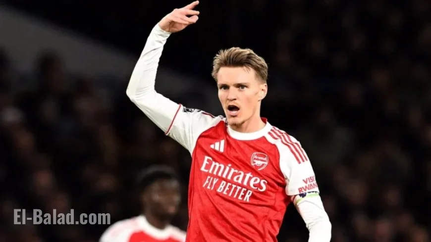 Odegaard Returns as Arsenal Makes Three Changes Against Bees
