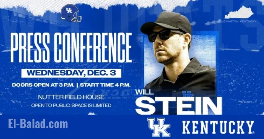 UK Athletics Introduces Will Stein in Live Press Conference at 4 PM
