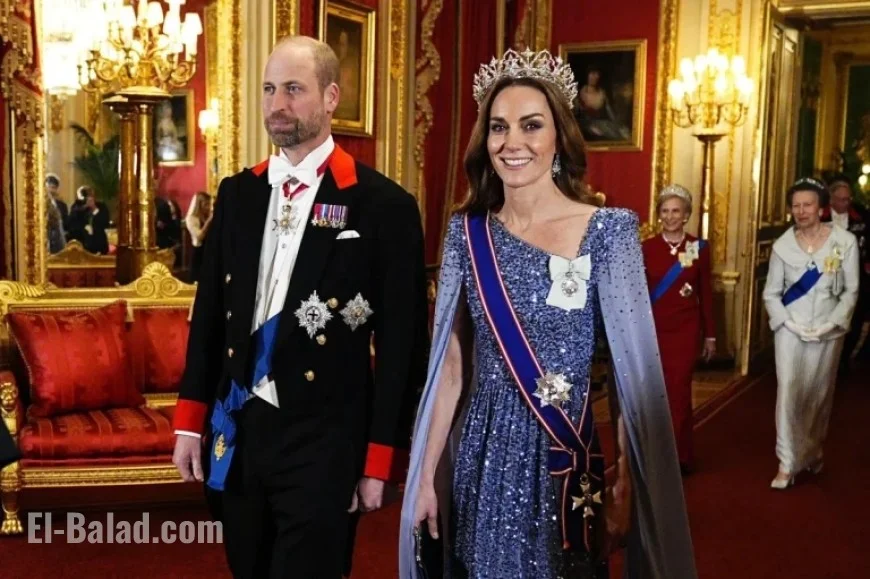 Princess of Wales Wows in Indian Circlet at German State Banquet