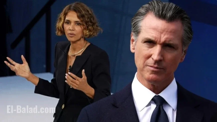 Halle Berry Criticizes Gavin Newsom for Vetoing Menopause Bill