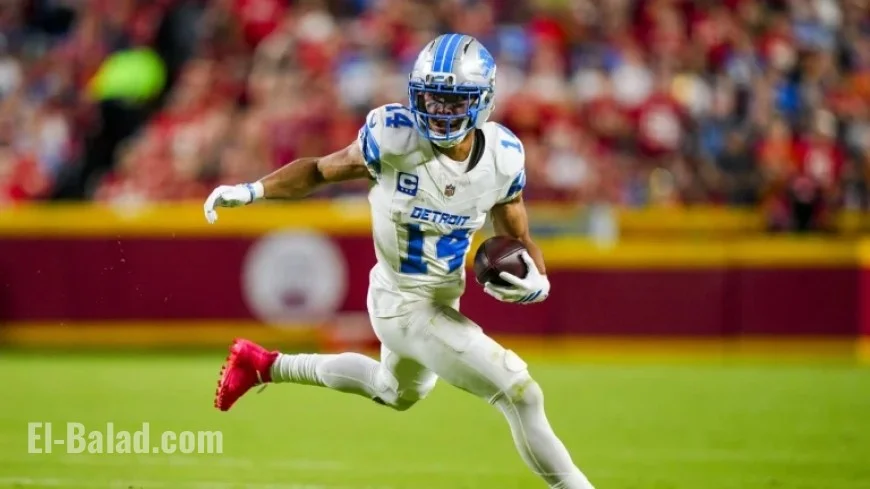 Amon-Ra St. Brown Questionable for Lions vs. Cowboys Game Thursday