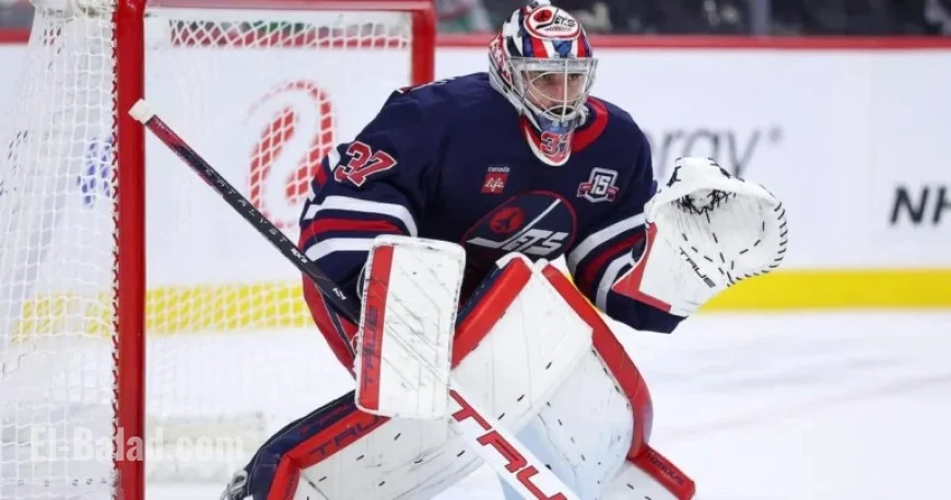 Jets Goalie Hellebuyck Set to Skate Soon, Timeline Unchanged