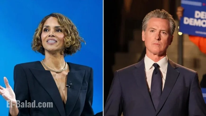 Halle Berry Criticizes Gavin Newsom, Opposes His Presidential Bid