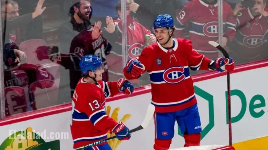 Slafkovský Scores First with Power Play Goal