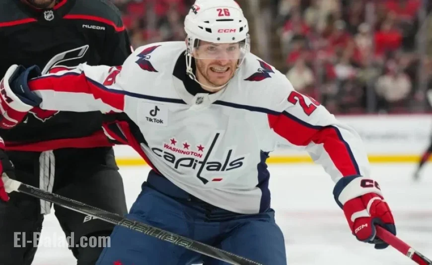 Capitals’ Dowd Activated, Set to Return Against Sharks