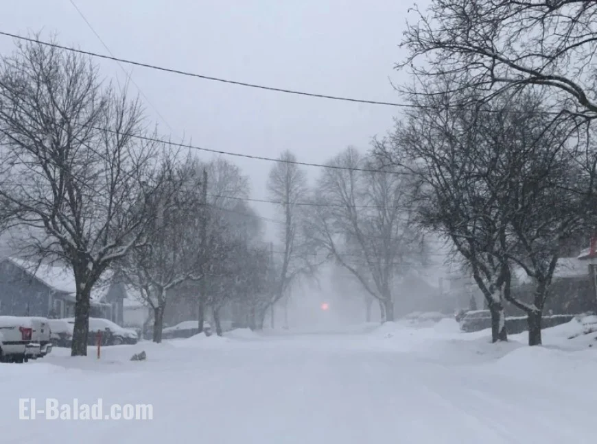 Cold Air Mass Triggers Lake-Effect Snow, Disrupts Travel