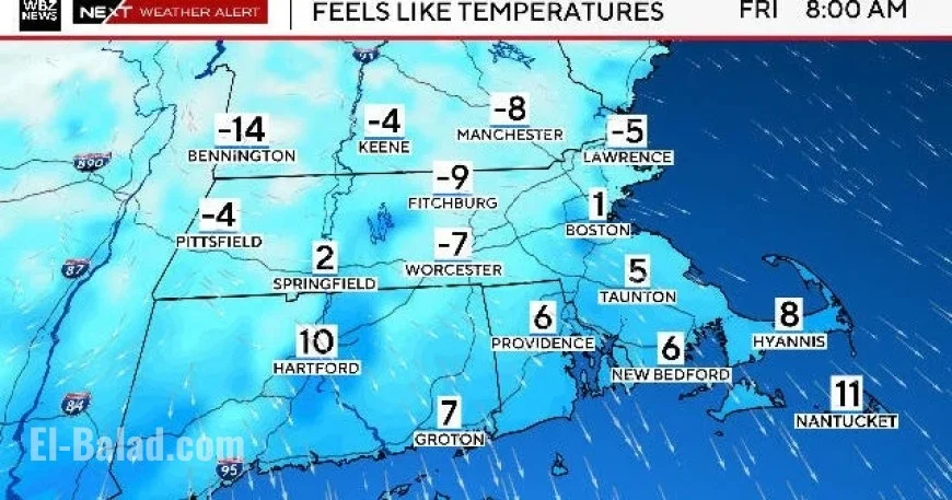Arctic Blast to Bring Snow Squalls and Freezing Temps to Massachusetts