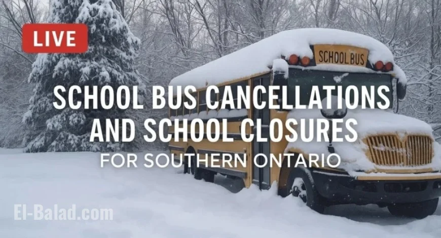 Southern Ontario Schools: Bus Cancellations and Closures on December 4, 2025