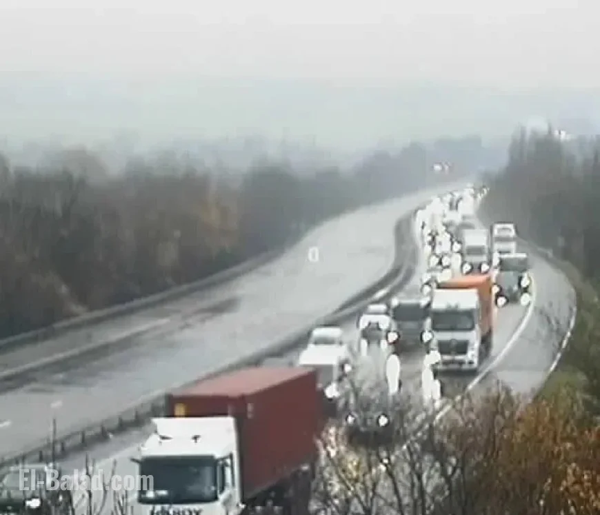 Crash Closes Major UK Motorway, Causing Severe Airport Delays