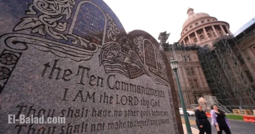 Texas Families Challenge School Districts Over Ten Commandments Displays