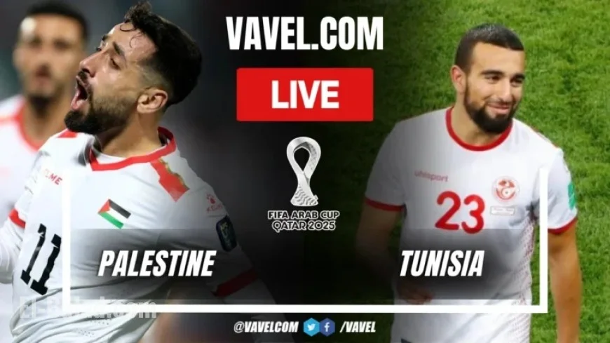 Palestine vs Tunisia: Second Half Kicks Off with Tunisia Leading 1-0