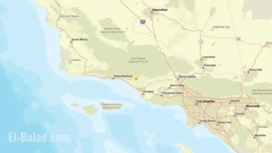 2.0 Magnitude Earthquake Strikes Near Ojai, CA on December 3