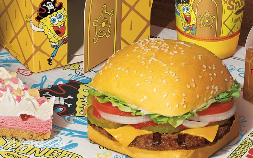 Burger King SpongeBob Meal Makes a Splash: Bikini Bottom Bundle, Square Buns, and Pineapple Floats