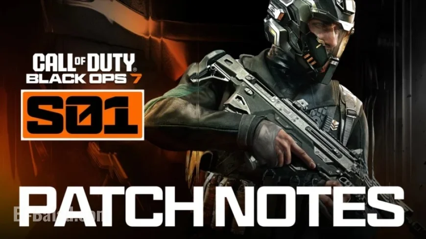Black Ops 7 Unveils Season 01 Patch Notes