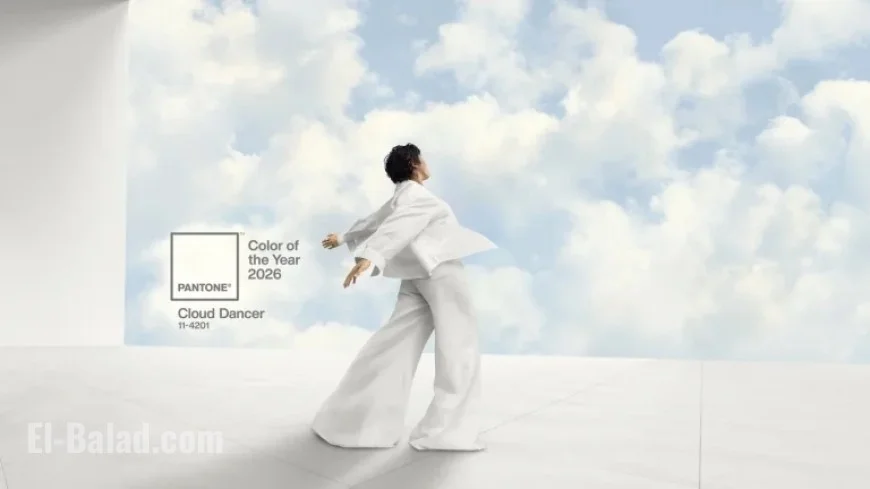 Pantone Selects ‘Cloud Dancer’ White as 2026 Color of the Year
