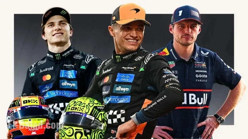 Lando Norris, Max Verstappen, and Oscar Piastri Battle for 2025 Title in Abu Dhabi