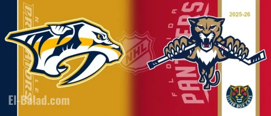Florida Panthers Face Off Against Nashville Predators in Gameday 26